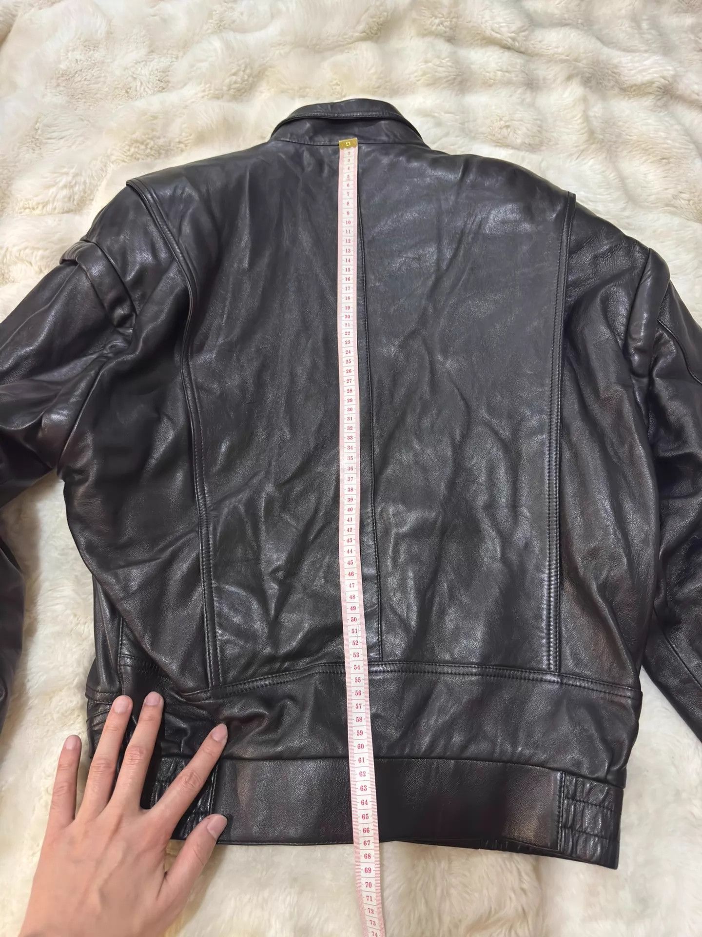 Yves Saint Laurent YSL 23 Runway Sheepskin Detachable Jacket F36 Size XS / US 0-2 / IT 36-38 - 8 Thumbnail