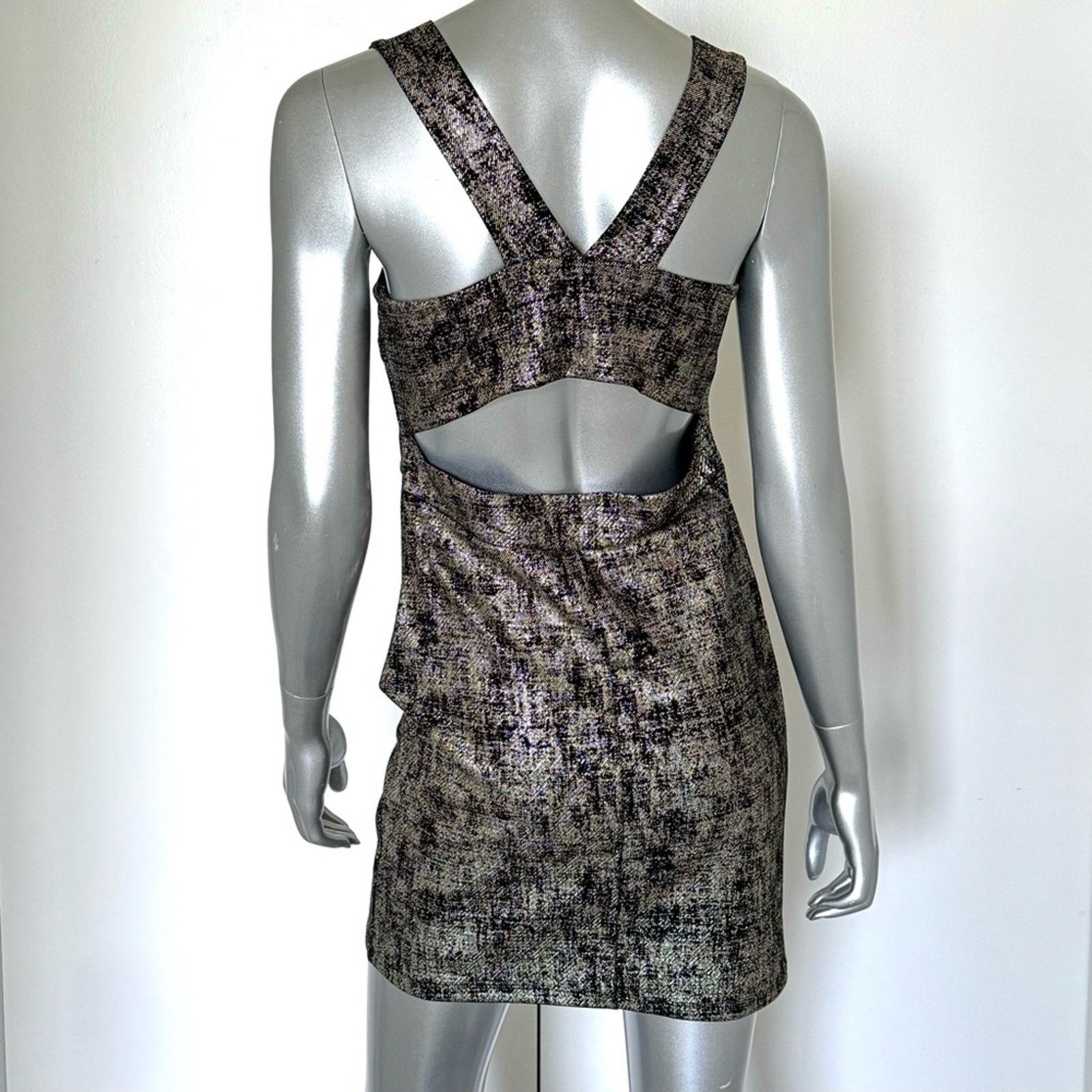 Other ALYTHEA Dress, Size S, Black with Silver Size S / US 4 / IT 40 - 2 Thumbnail