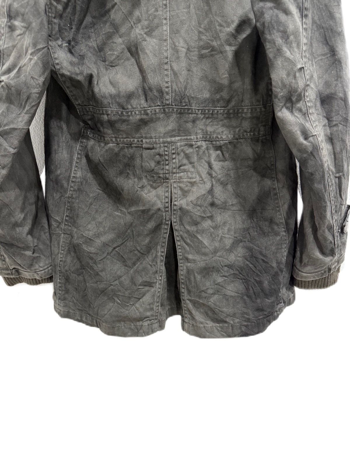 GOA JAPAN BRAND BLACK DISTRESS HOODIES FUR RACCON MULTI POCKET Size US L / EU 52-54 / 3 - 8 Thumbnail