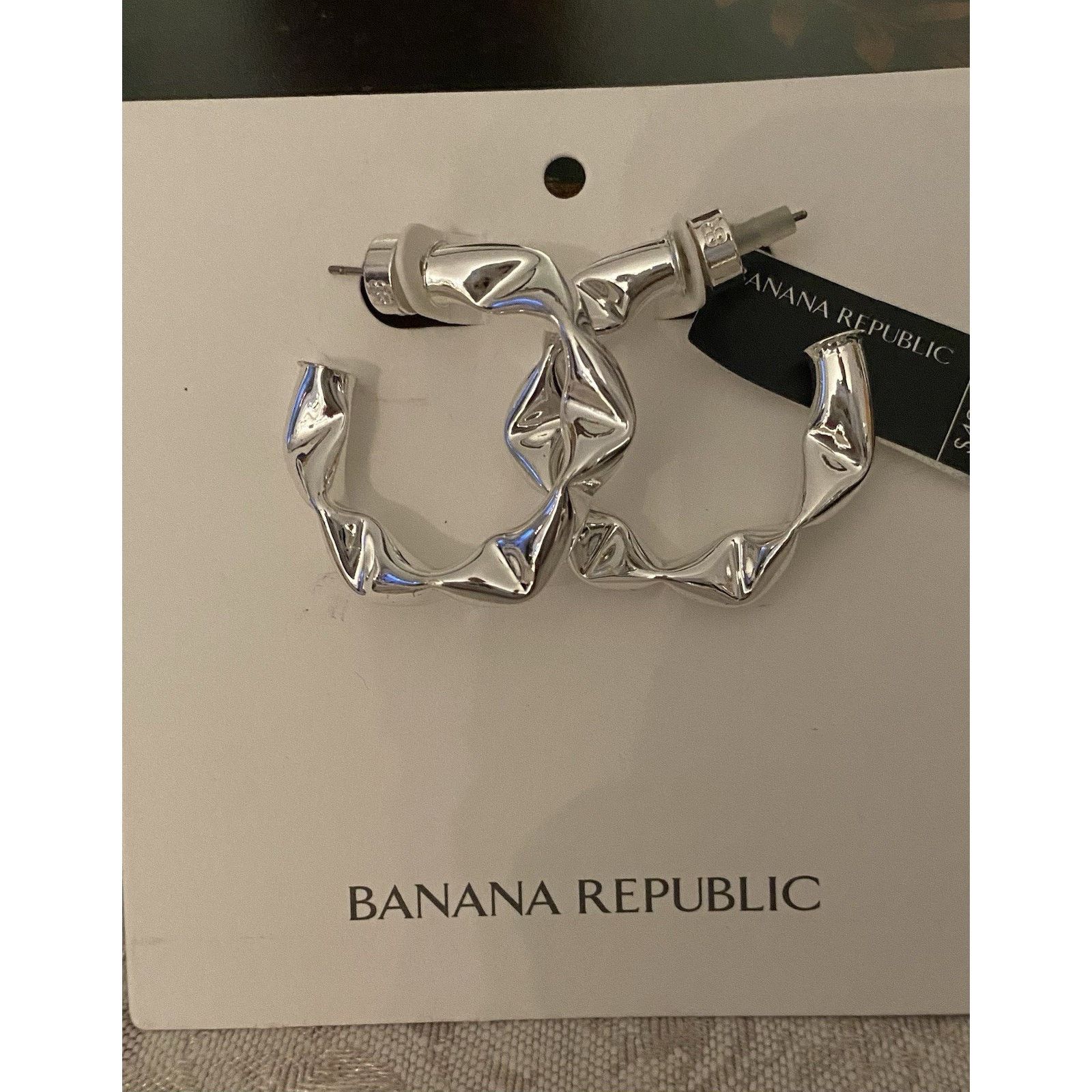 Banana Republic Banana Republic Silver Pierced Earrings Size ONE SIZE - 5 Thumbnail