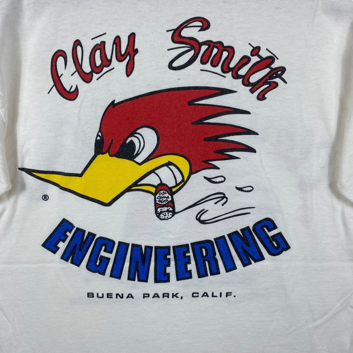 Vintage Vintage 00's CLAY SMITH CAMS Engineering Graphic Tee Shirt Size US S / EU 44-46 / 1 - 5 Thumbnail