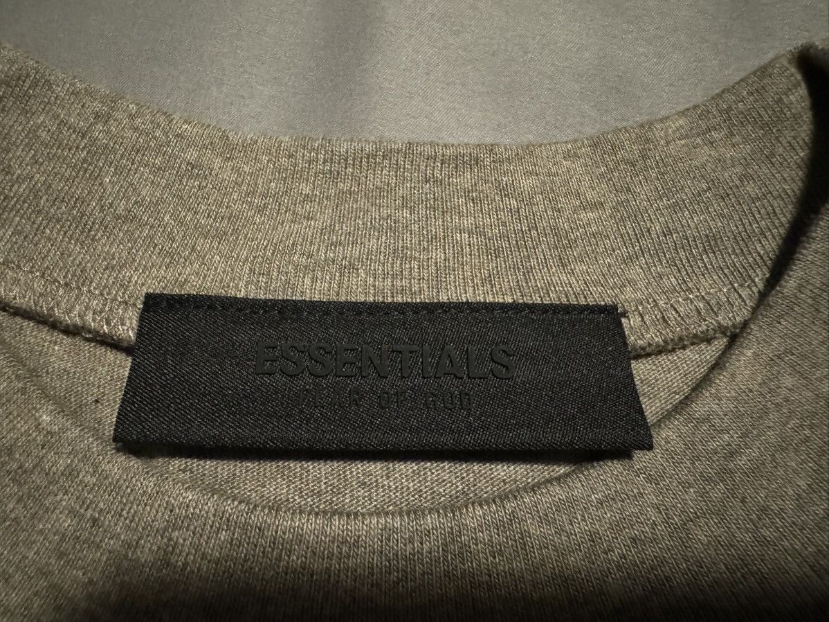 Essentials × Fear of God Essentials FOG Jersey Crewneck T-Shirt Heather Grey Size S Size US S / EU 44-46 / 1 - 6 Thumbnail