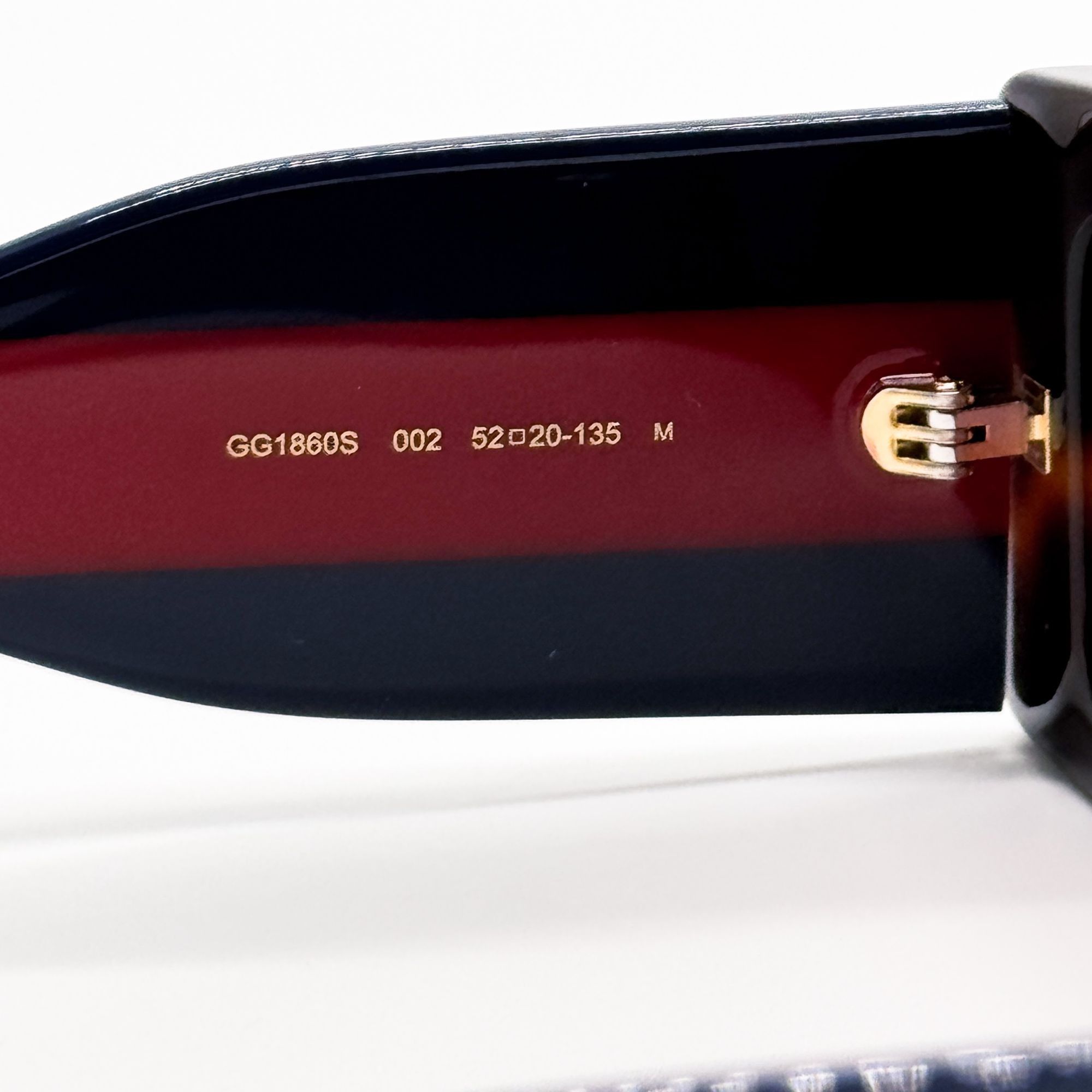 Gucci NEW GUCCI GG1860S 002 HAVANA BLUE RED UNISEX SUNGLASSES GUCC Size ONE SIZE - 10 Thumbnail