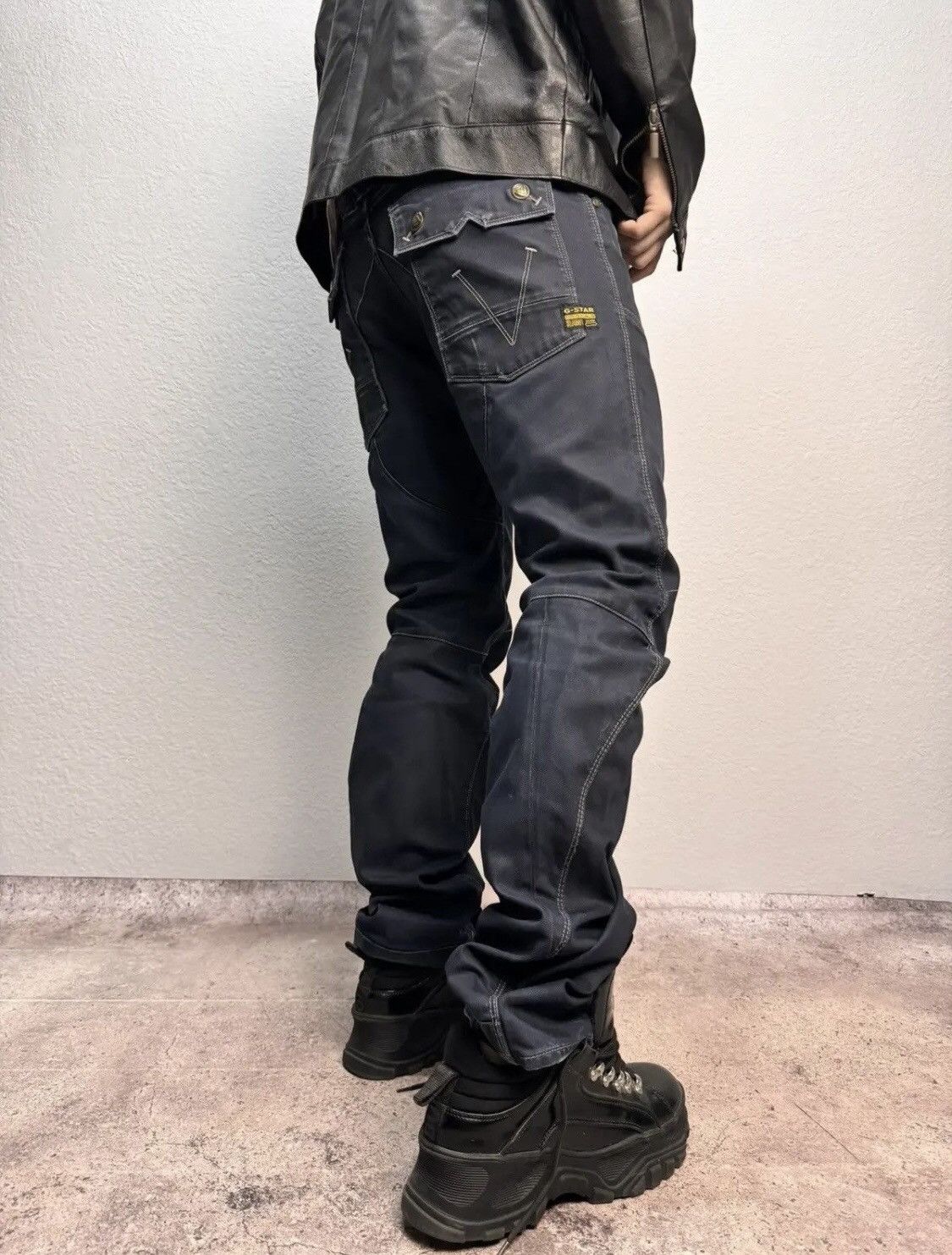 Other Vintage Junya Watanabe Bondage Style G Star Raw Cargo Pants Size US 31 - 8 Thumbnail