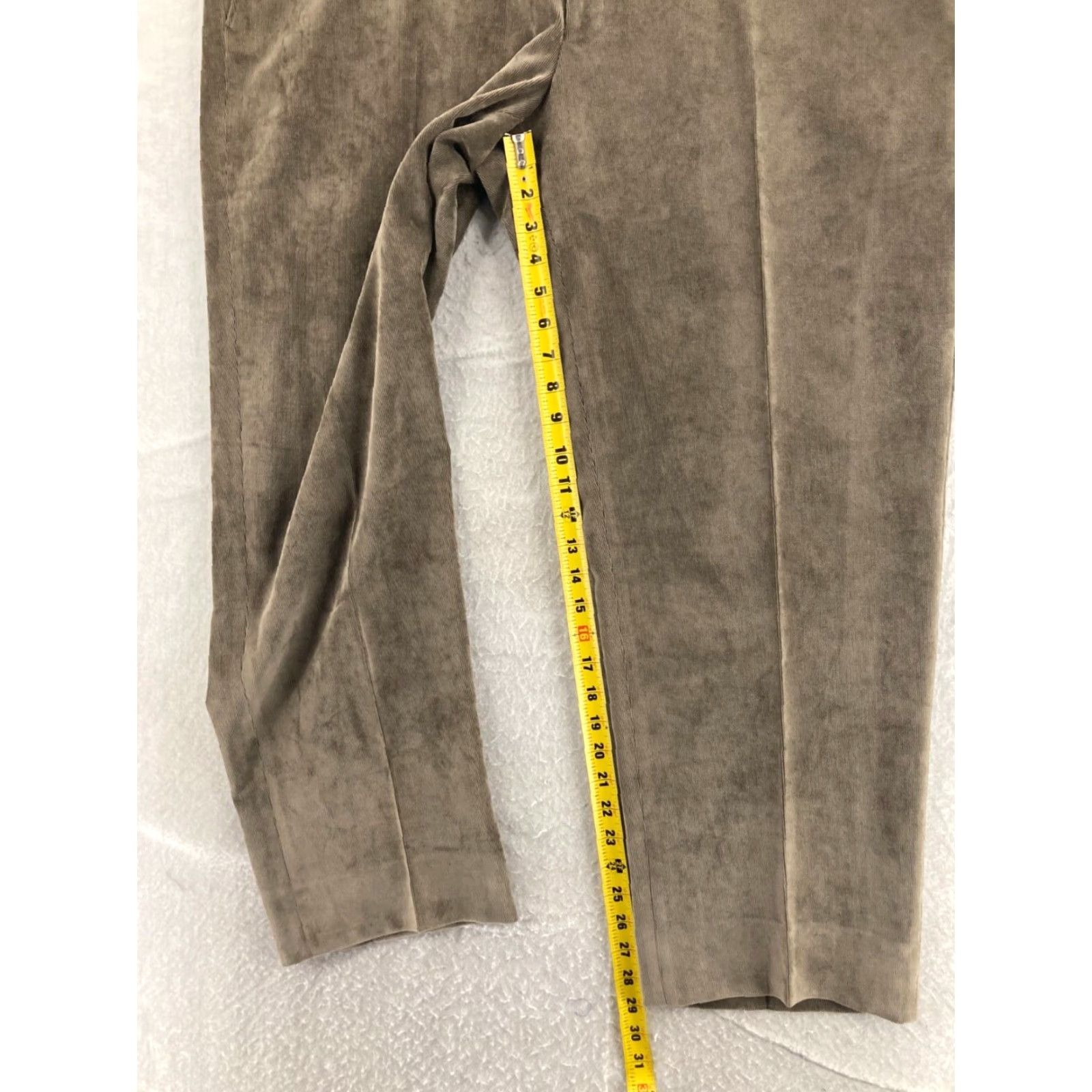 Pronto Uomo Pronto Uomo Platinum Corduroy Pants Mens 42 Brown Dress Straight Leg Size US 42 / EU 58 - 3 Thumbnail