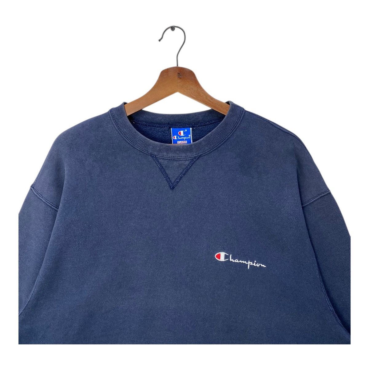 Champion Vintage Champion Sweatshirt Spellout Embroidery Size XL Size US XL / EU 56 / 4 - 2 Thumbnail