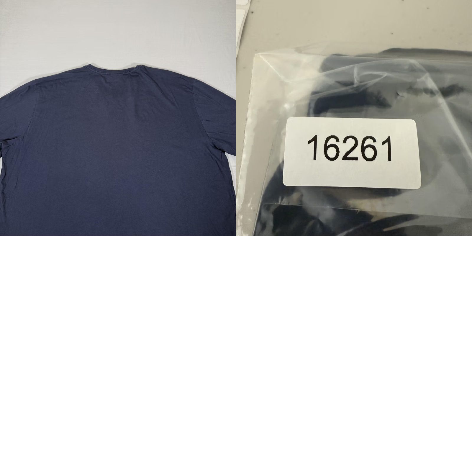 Lacoste Lacoste Shirt Mens 4XLB Blue V-Neck Croc Logo Tee Pima Cotton Stretch Tennis Size US XXL / EU 58 / 5 - 8 Thumbnail