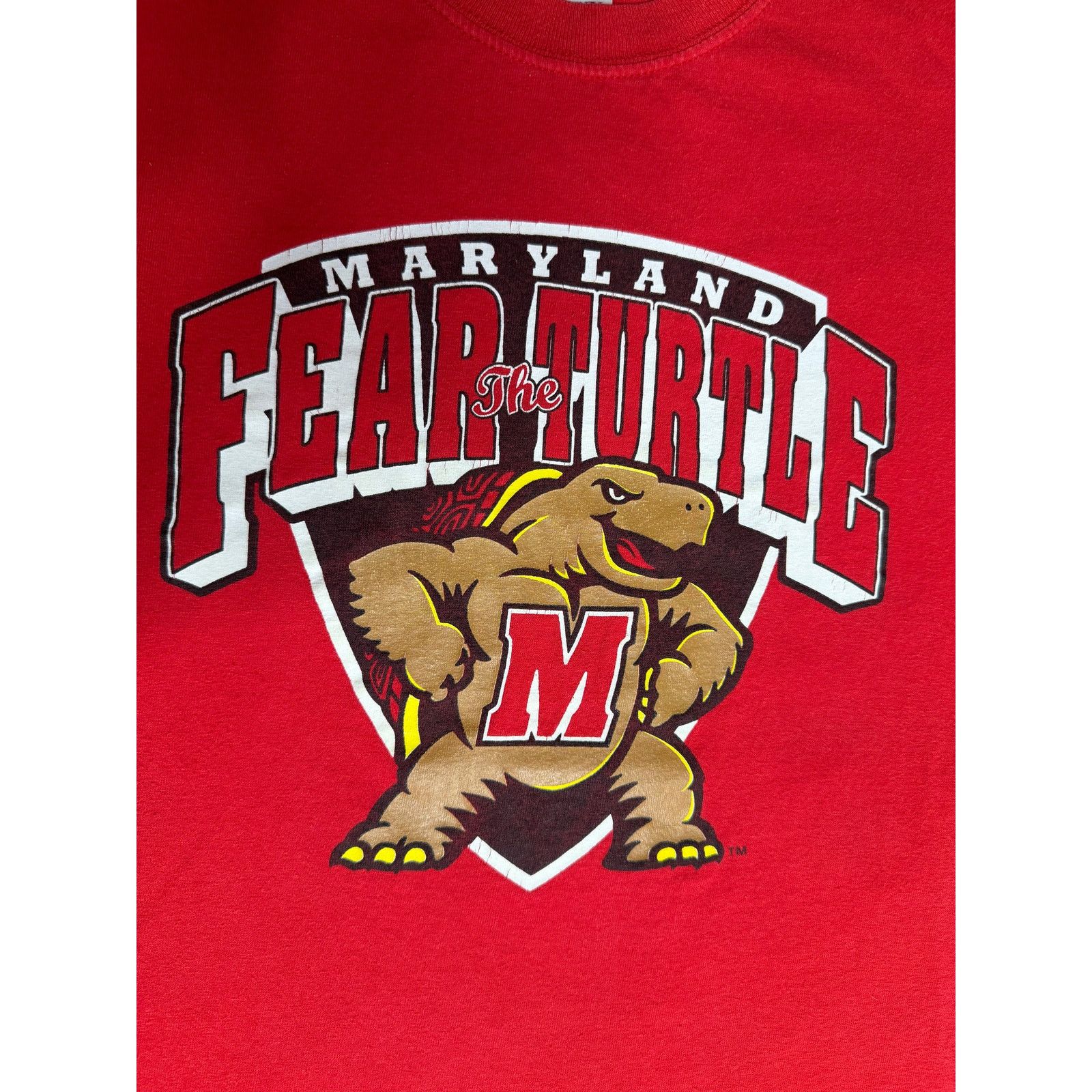 Gildan × NCAA × Vintage Vintage Maryland Terrapins Fear the Turtle T-Shirt Size US M / EU 48-50 / 2 - 3 Thumbnail