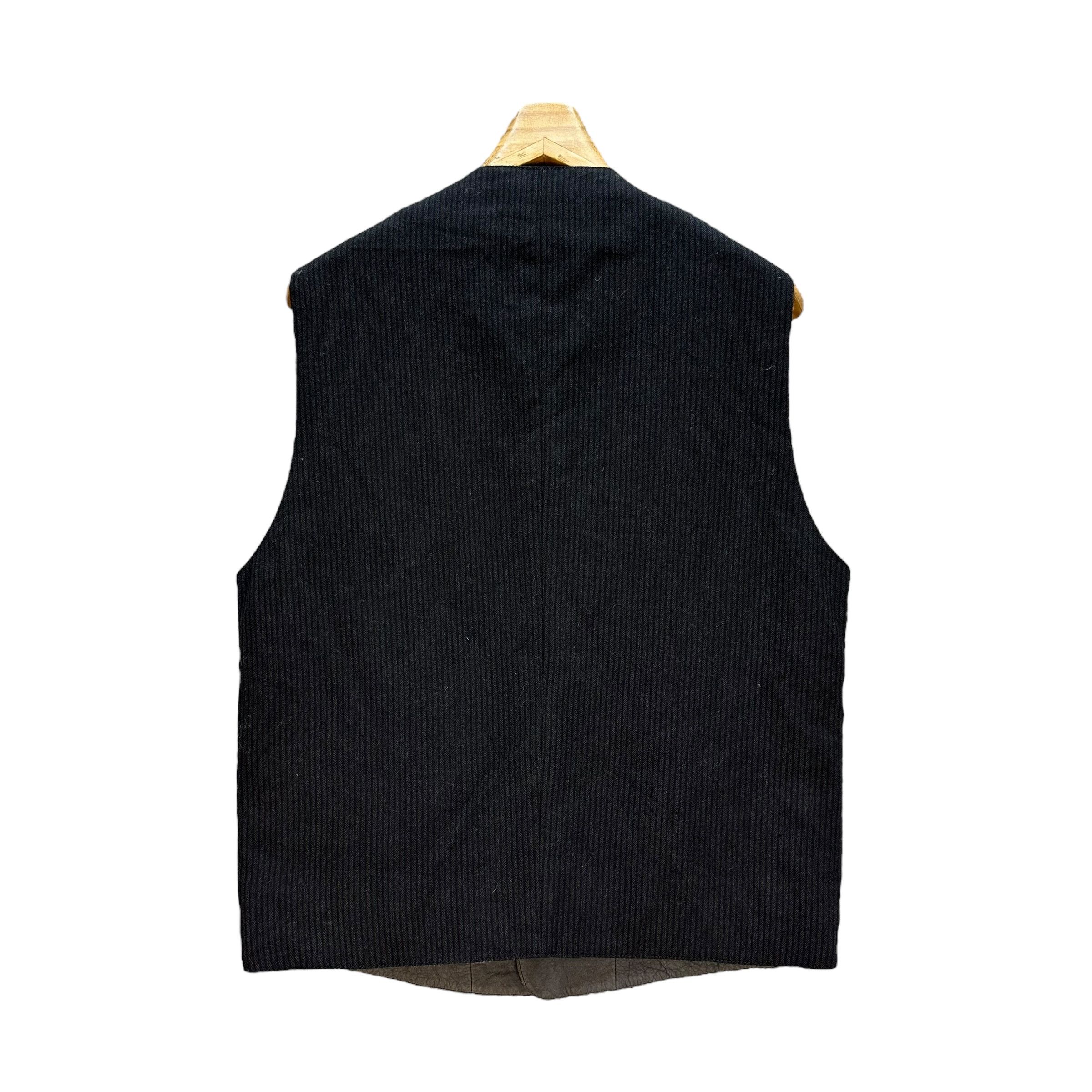 Margaret Howell Margaret Howell Real Leather Hybrid Vest #A17-0409 Size US M / EU 48-50 / 2 - 11 Thumbnail
