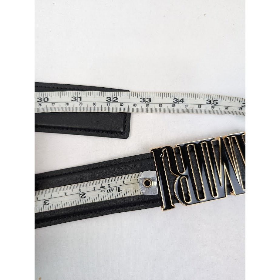 Amiri o1rshd1 Size: 70 CM / Nappa Amiri 4cm Belt in Black Size ONE SIZE - 9 Thumbnail