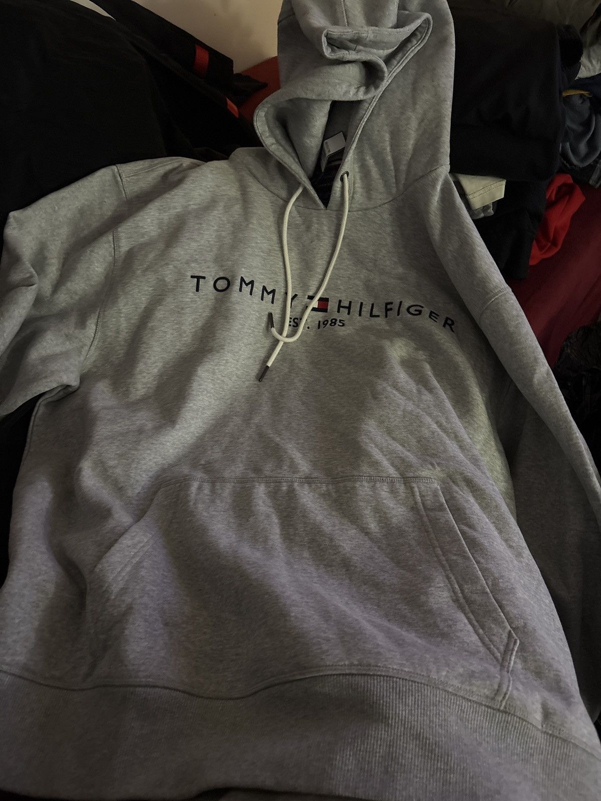 Tommy Hilfiger Embroidered Tommy Logo Hoodie Size US XXL / EU 58 / 5 - 1 Thumbnail