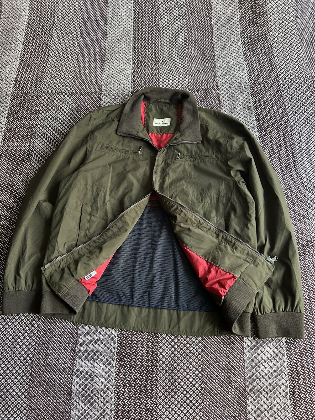 Pierre Cardin Pierre Cardin Paris Olive Bomber Jacket Basic Men’s Size 52 Size US L / EU 52-54 / 3 - 8 Thumbnail