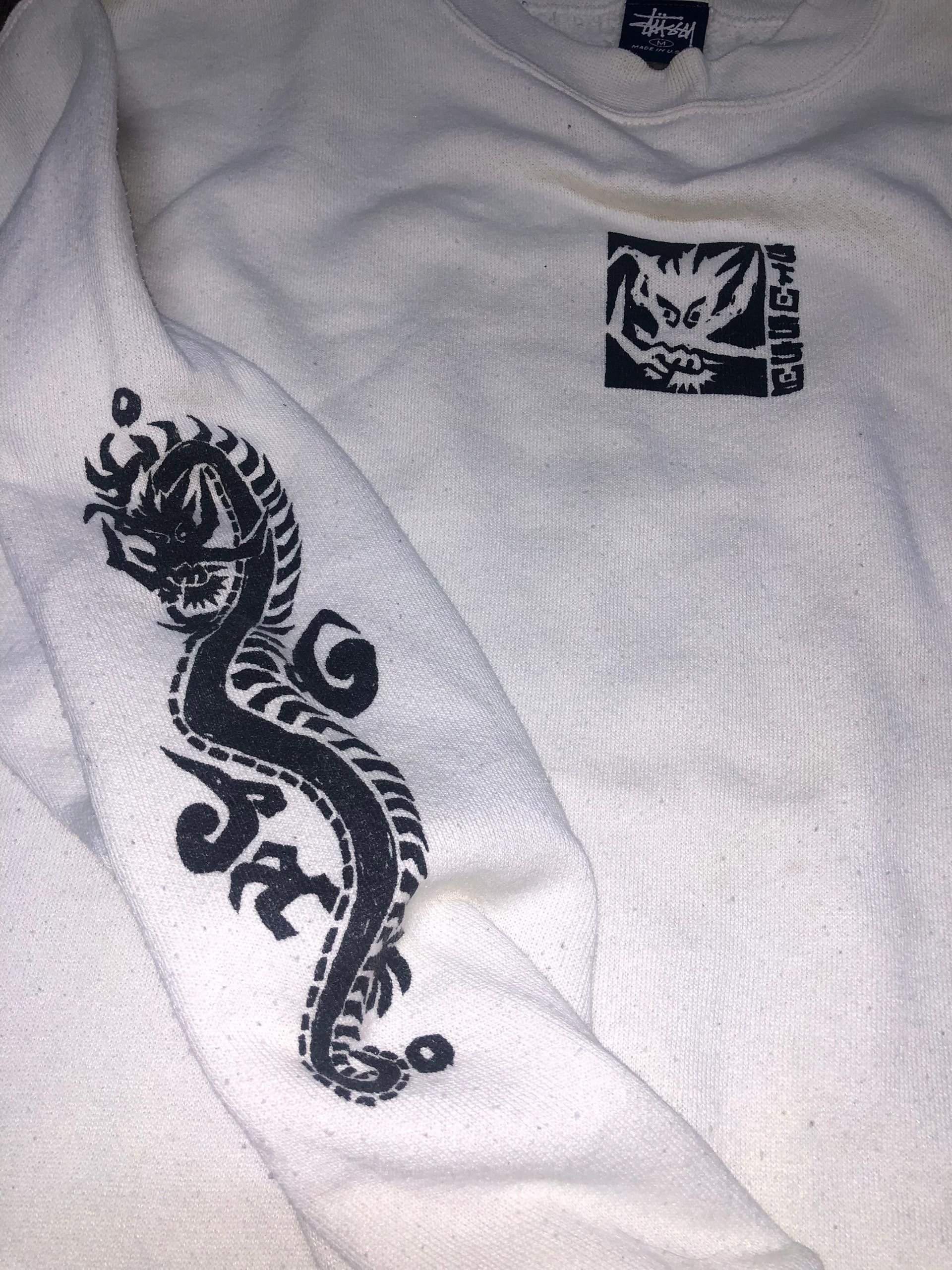 Vintage Stussy Dragon Long Sleeve Shirt