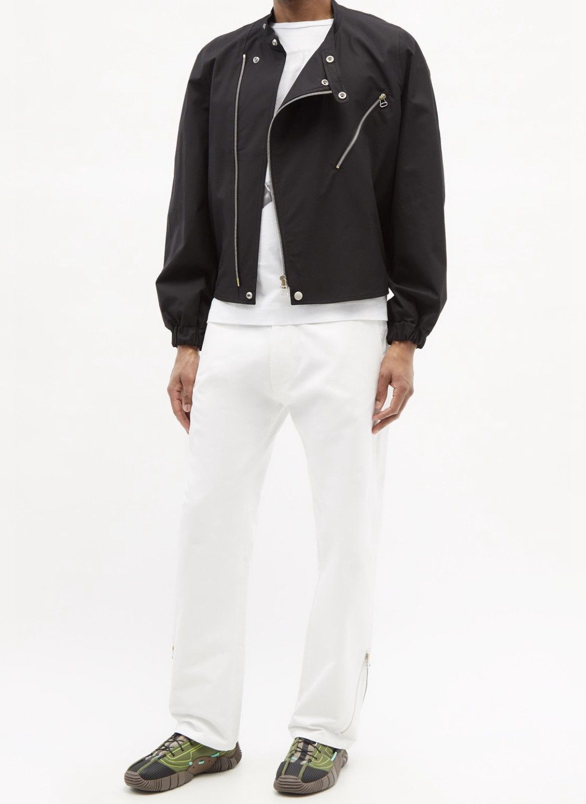 3MAN 3MAN Cotton Poplin Black Riding Blouson Jacket Size US S / EU 44-46 / 1 - 3 Thumbnail