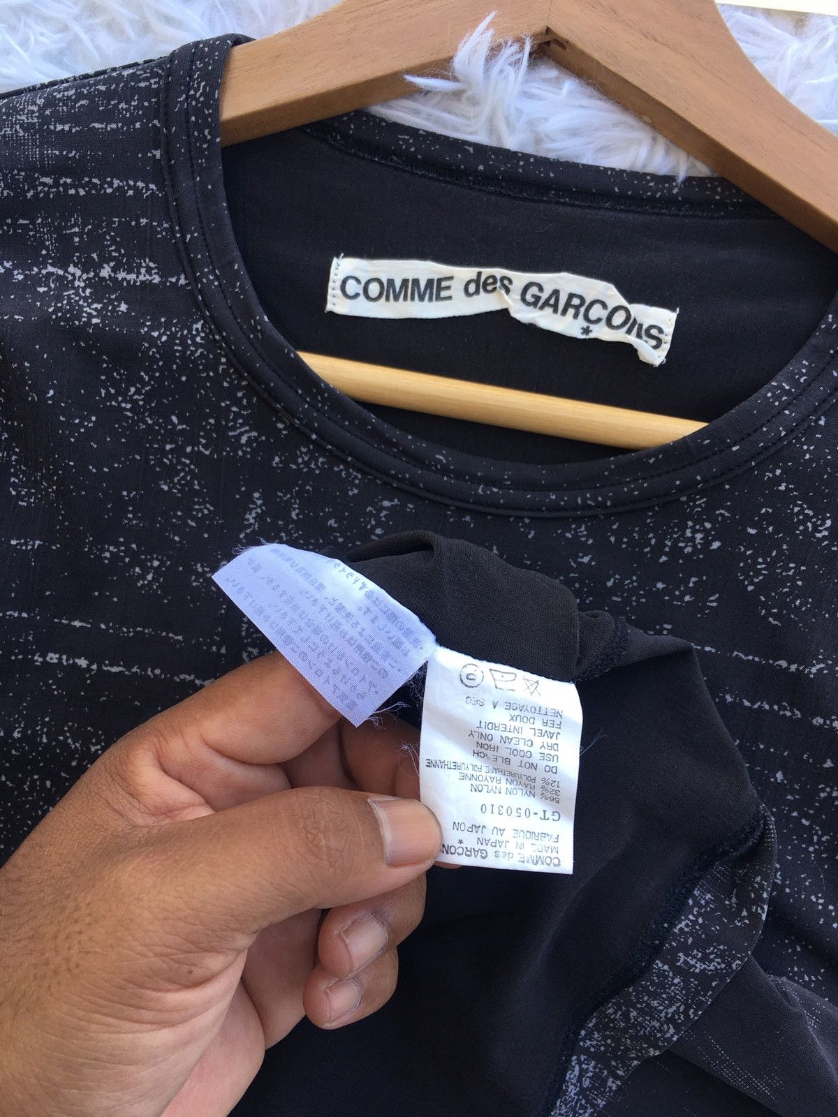 Comme des Garcons Rare Vintage 90s Comme Des Garcons Rayon Longsleeve Shirt Size US S / EU 44-46 / 1 - 12 Thumbnail