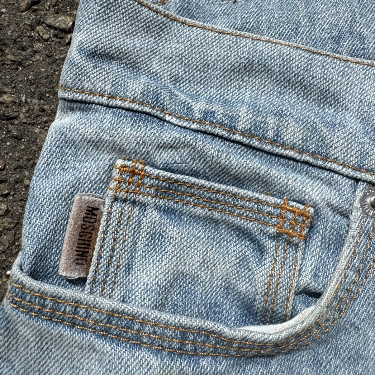 Moschino vintage moschino heart jeans rap luxury streetwear flared Size 28" / US 6 / IT 42 - 10 Thumbnail