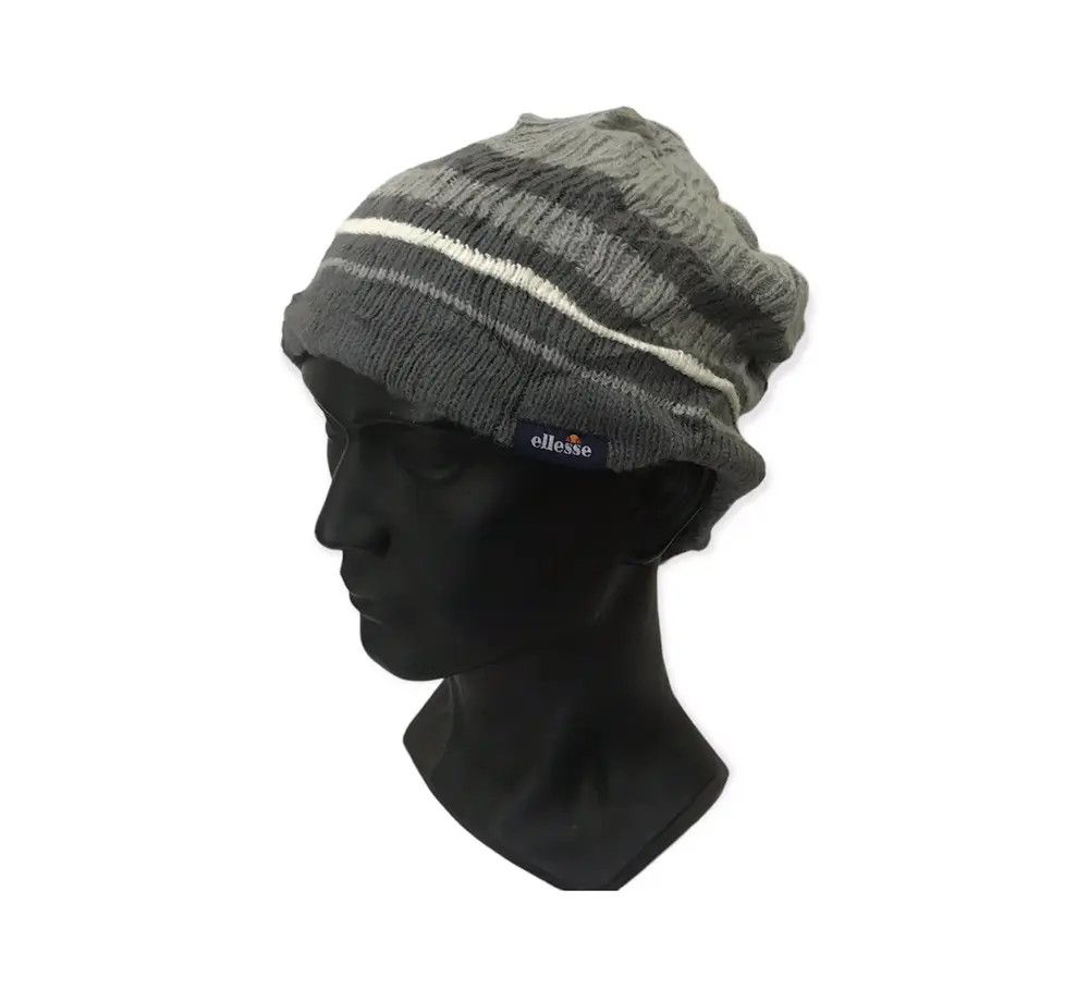 Ellesse × Vintage Ellesse Stripe Design Beanie Hat Size ONE SIZE - 1 Thumbnail