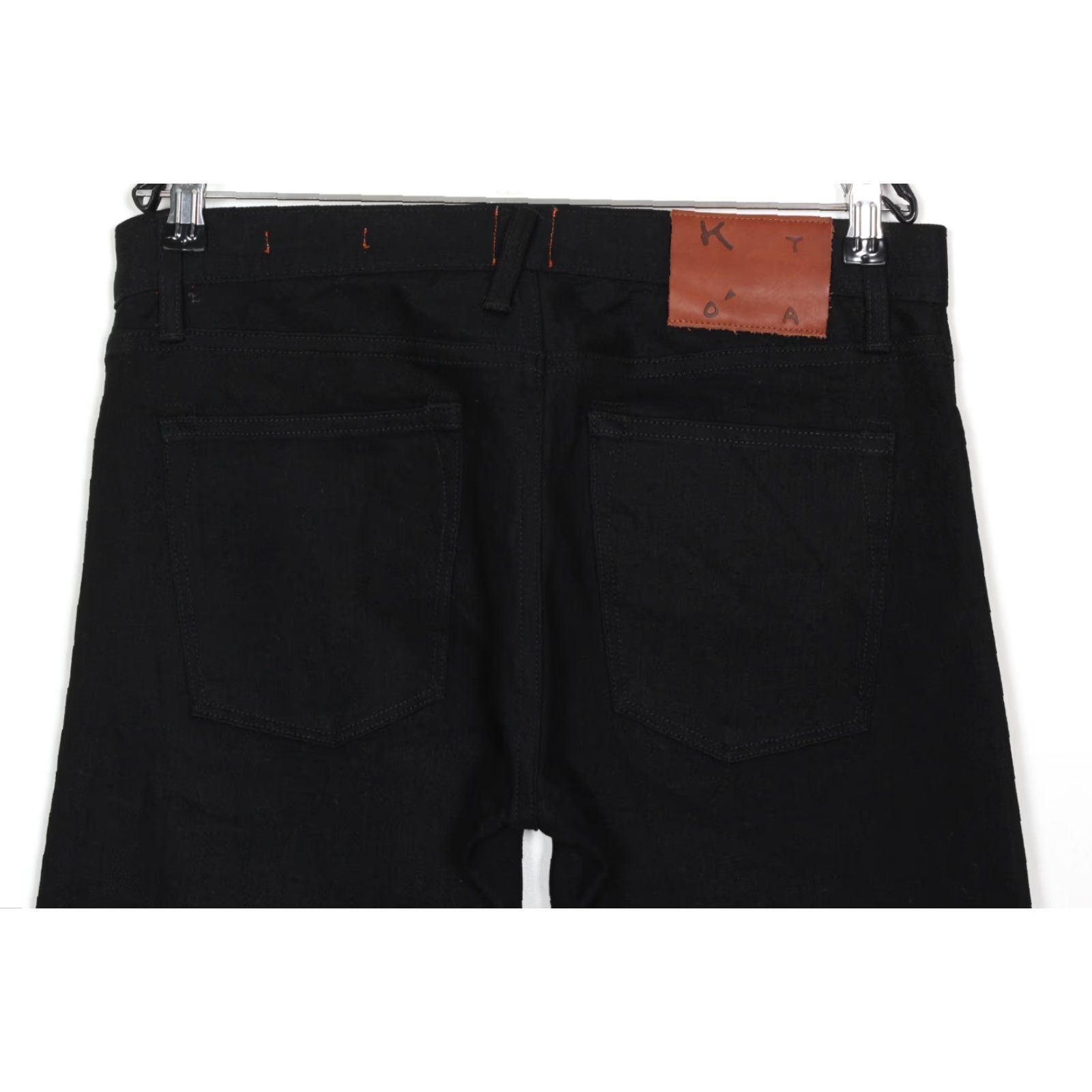 KATO KATO HIROSHI KATO The Pen Slim Selvedge Jeans Men 32 Slim Denim Jeans 5-Pocket Dark Black Size US 32 / EU 48 - 4 Thumbnail