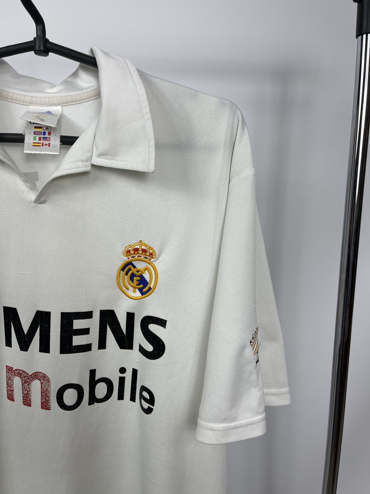 Adidas 2002-03 Adidas Real Madrid Centenary Home Shirt Size M White Size US M / EU 48-50 / 2 - 2 Thumbnail