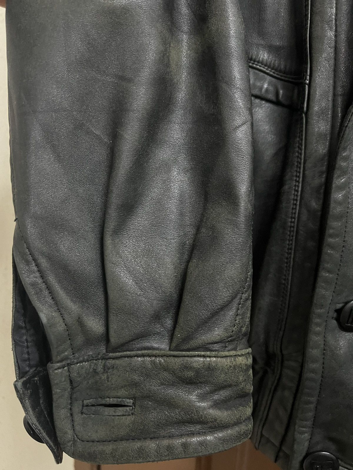 Designer PIERRE BALMAIN LEATHER JACKET Size US XL / EU 56 / 4 - 6 Thumbnail