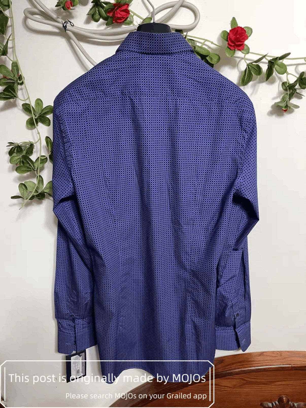 Prada Sz 41 Prada Pattern Shirt mojos321227 Size US L / EU 52-54 / 3 - 2 Thumbnail