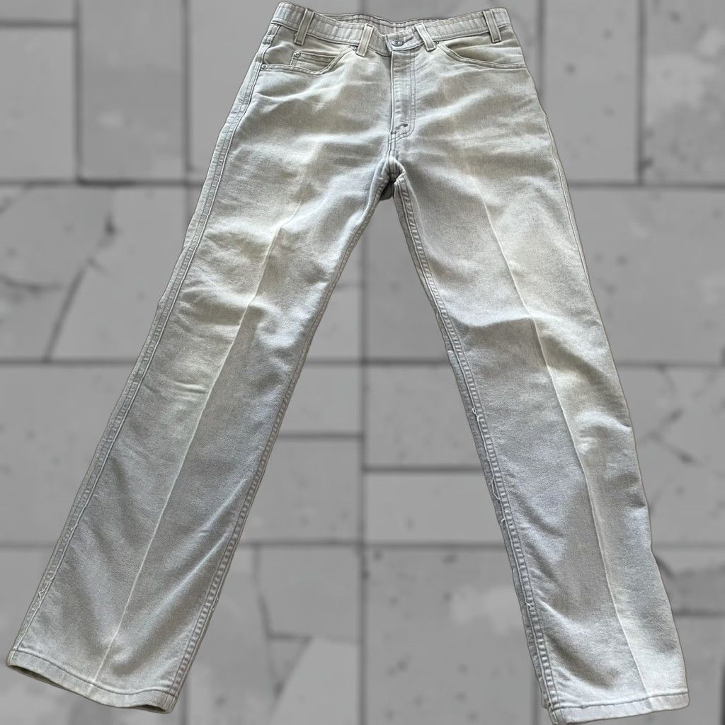 Levi's Levi’s Men's Jeans Gray Cotton Blend Size 32x30 Straight 90s Style Size US 32 / EU 48 - 1 Thumbnail