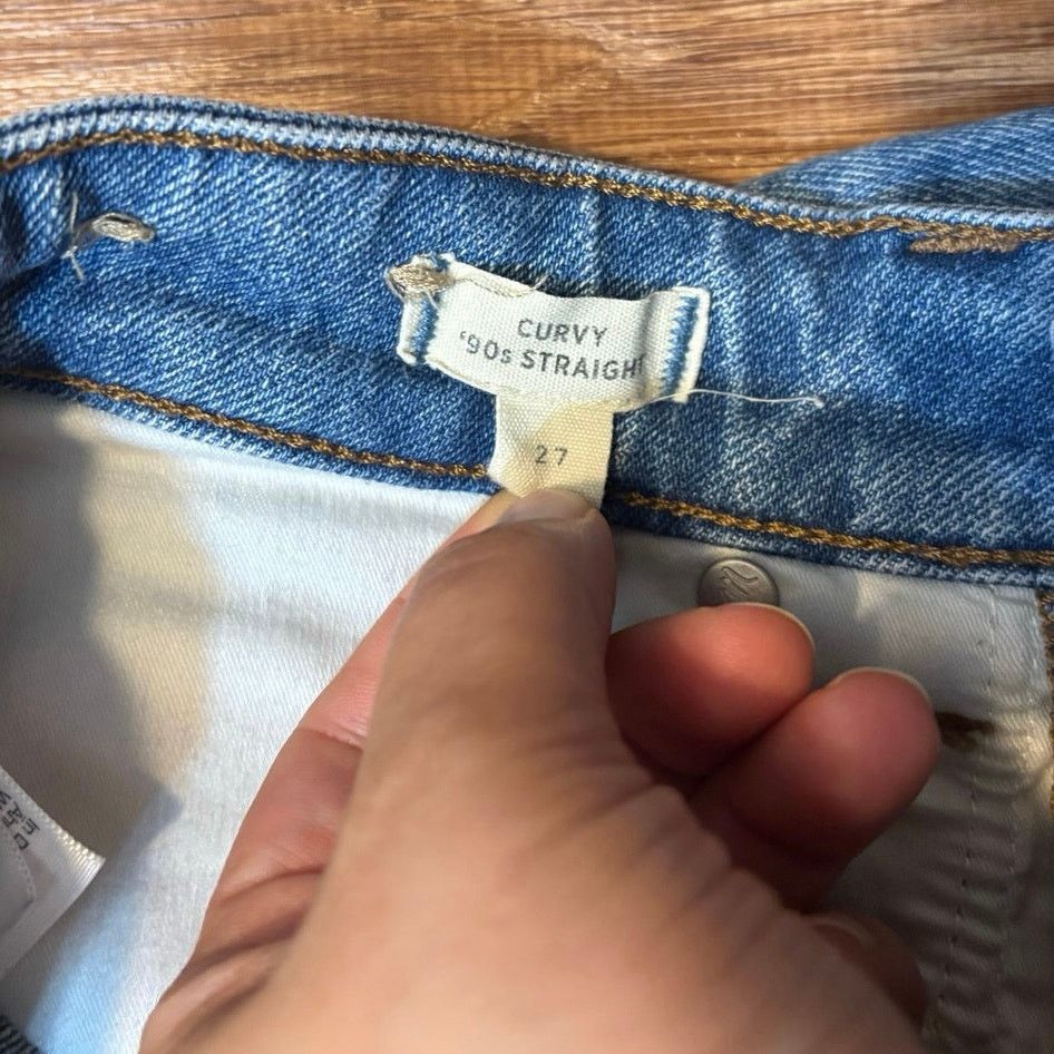 Madewell NWOT Madewell The Curvy '90s Straight Jean Rondell Size 27 Size 27" / US 4 / IT 40 - 6 Thumbnail