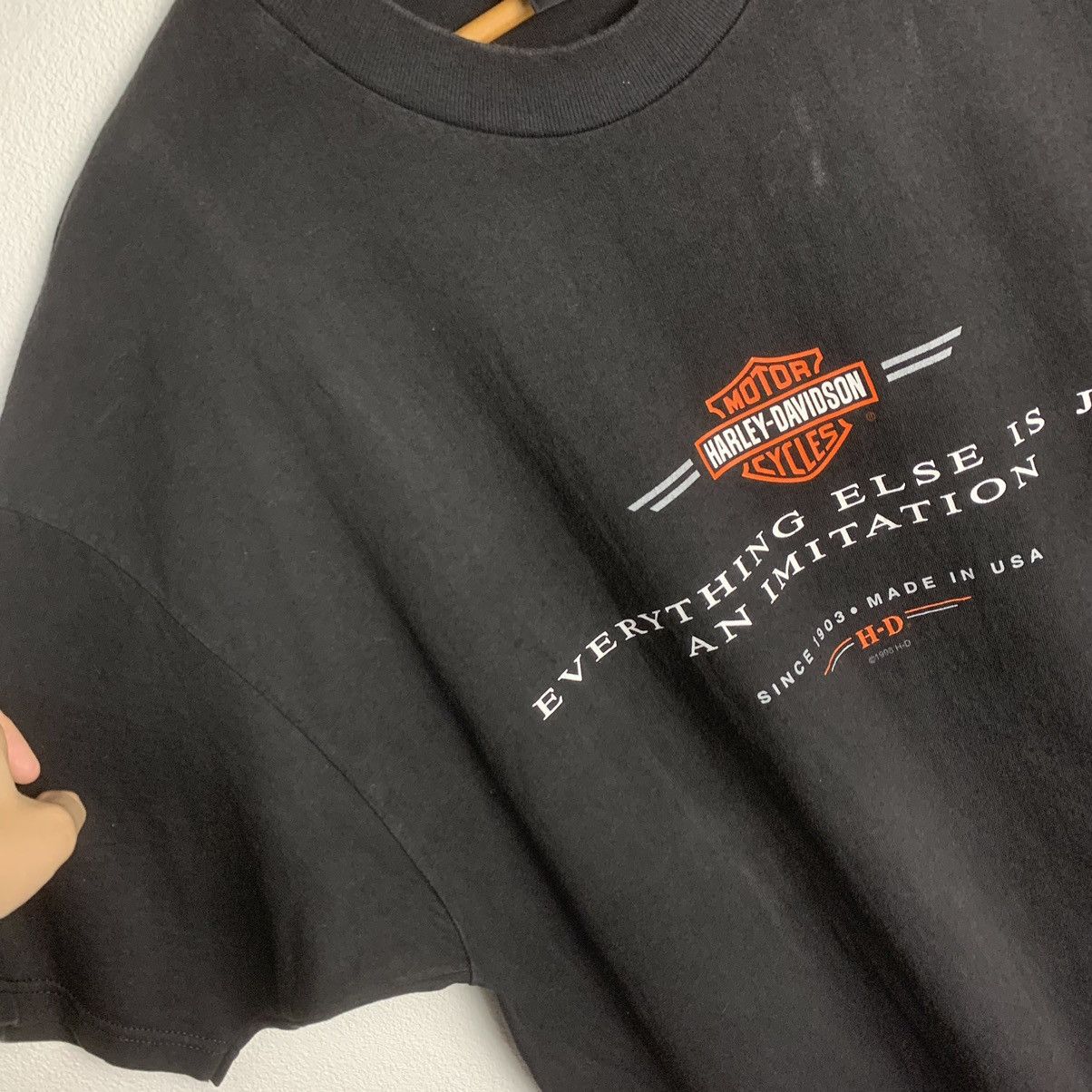 Harley Davidson 90s Vintage Harley Davidson T-Shirt Size US XL / EU 56 / 4 - 14 Thumbnail