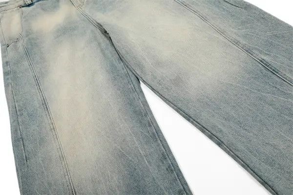 Vintage Riyo Men's casual punk distressed washed gradient jeans Size US 32 / EU 48 - 4 Thumbnail