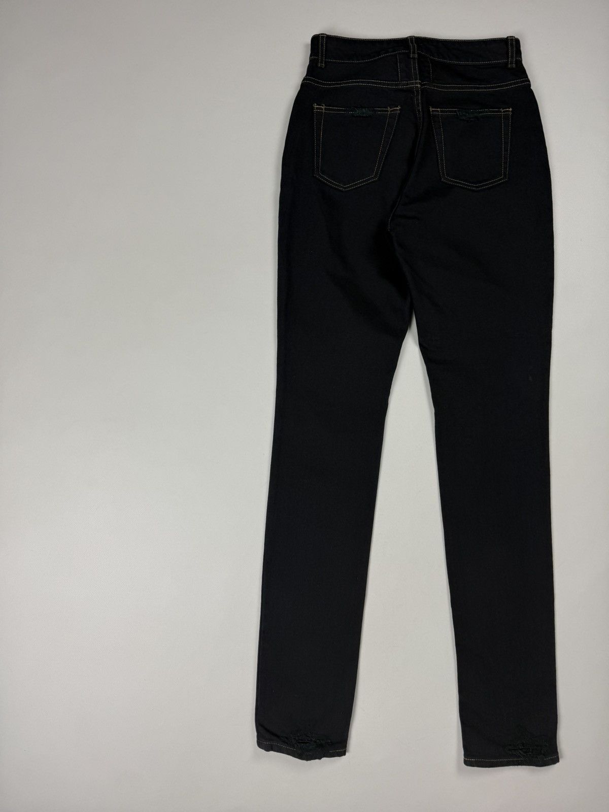 Saint Laurent Paris Saint Laurent Thrash Overdye Japan Denim Ladies Skinny Jeans Size 27" / US 4 / IT 40 - 21 Thumbnail