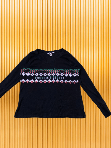 Victoria's Secret Vintage tribal sweater style cropped boxy archive y2k Size M / US 6-8 / IT 42-44 - 1 Thumbnail