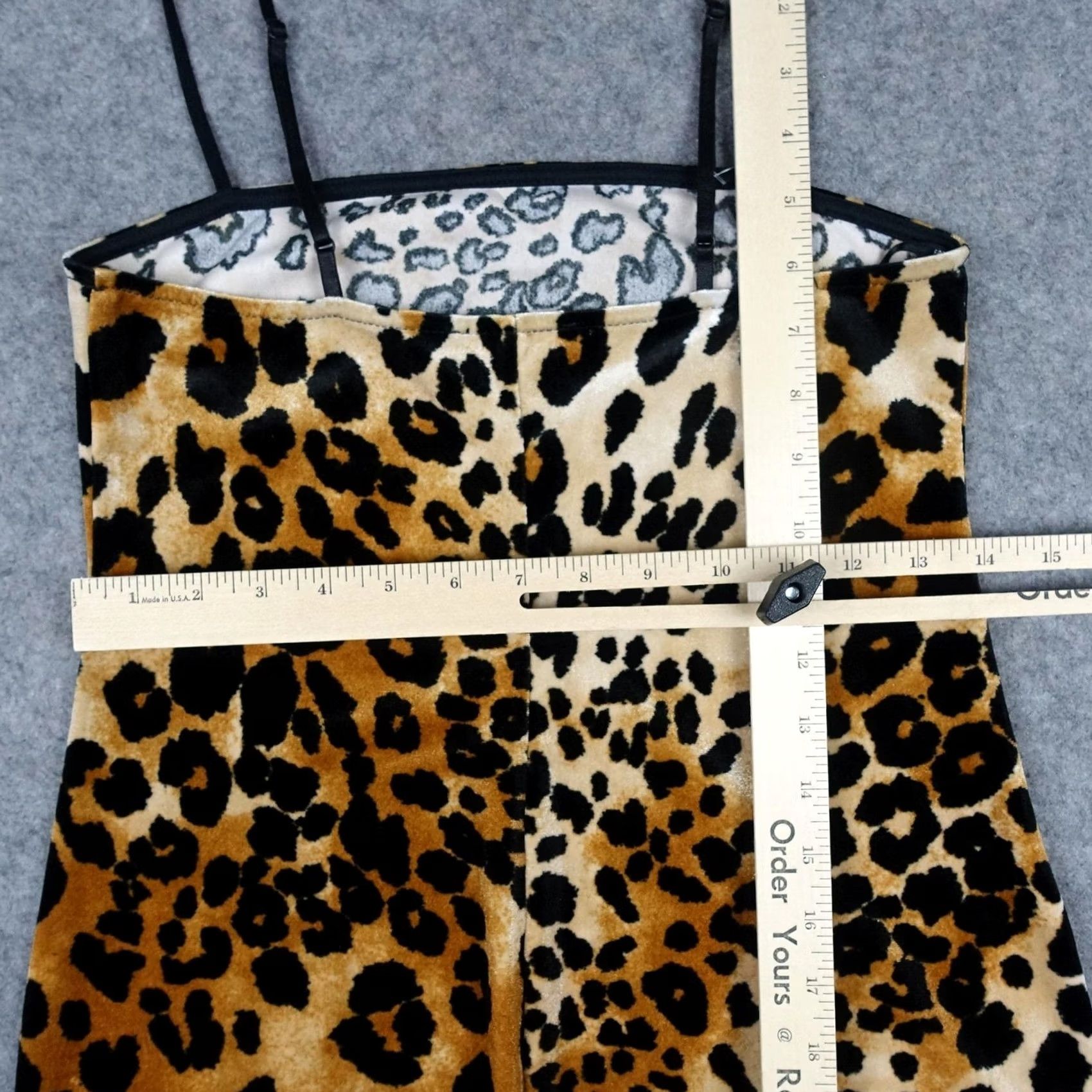 Forever 21 FOREVER 21 Dress Womens Large Brown Leopard Slip Mini Spaghetti Strap Party Y2K Size L / US 10 / IT 46 - 7 Thumbnail