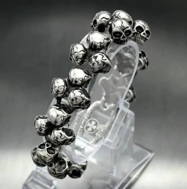 Japanese Brand × Jewelry Hip Hop Skull Bracelet Size ONE SIZE - 4 Thumbnail