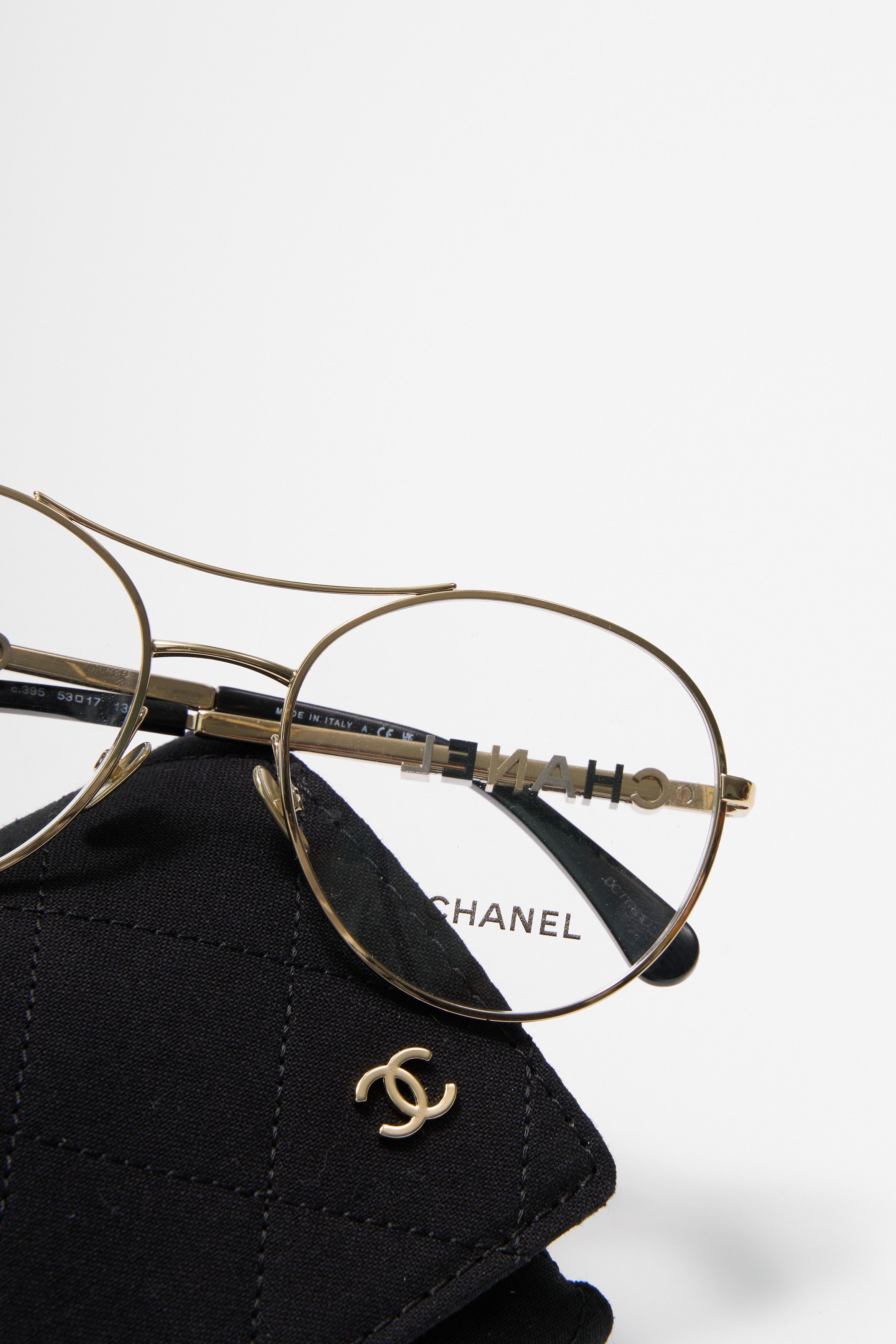 Chanel Chanel Pilot Eyeglasses Size ONE SIZE - 2 Thumbnail