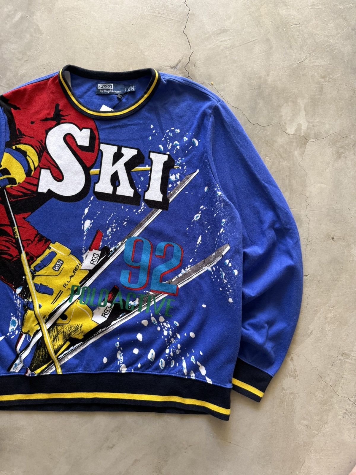 Polo Ralph Lauren Polo Ralph Lauren Suicide Ski 92 Sweatshirt Size US L / EU 52-54 / 3 - 4 Thumbnail