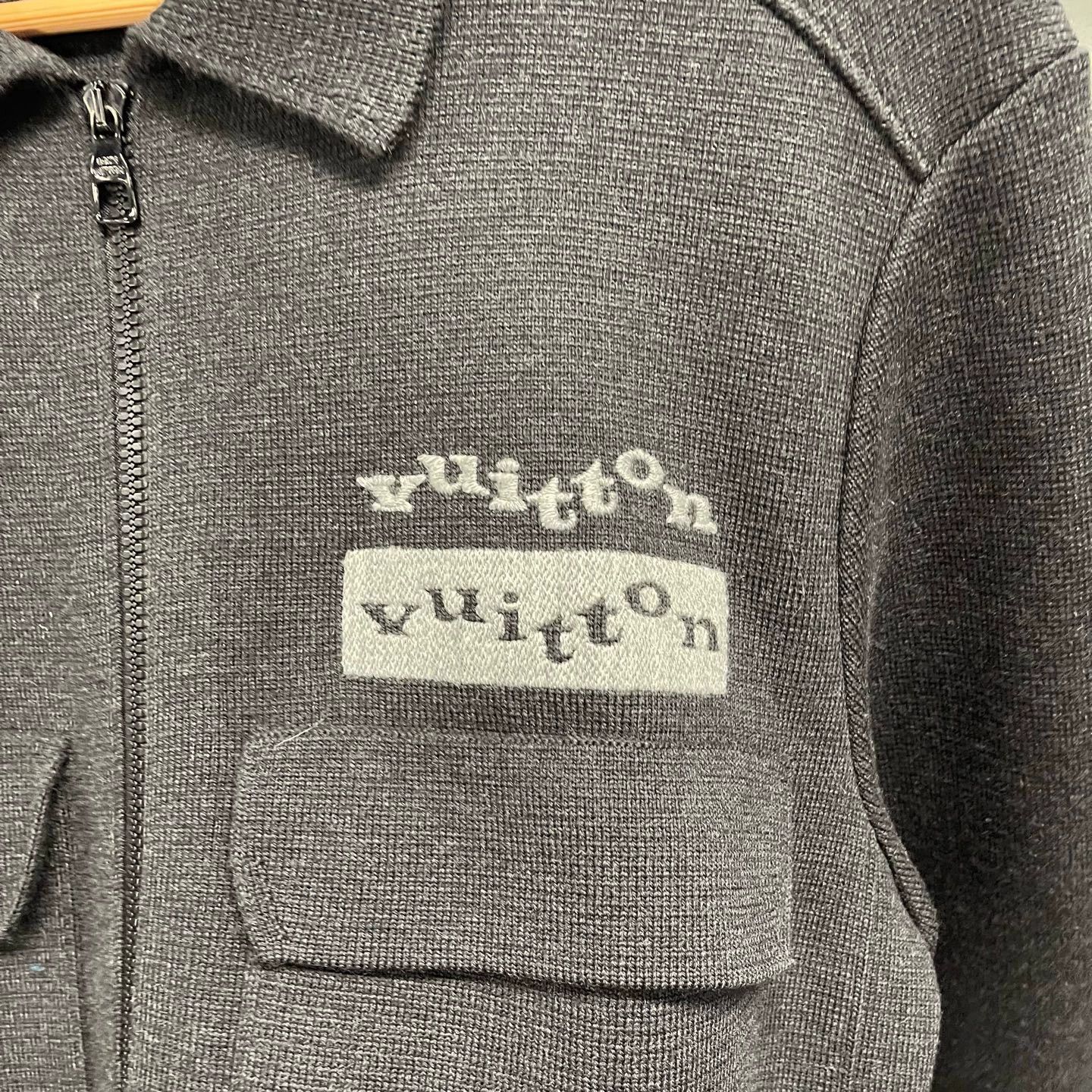 Louis Vuitton LV 23ss wool knit collared jacket L 99 new no fur #10663 Size US M / EU 48-50 / 2 - 4 Thumbnail