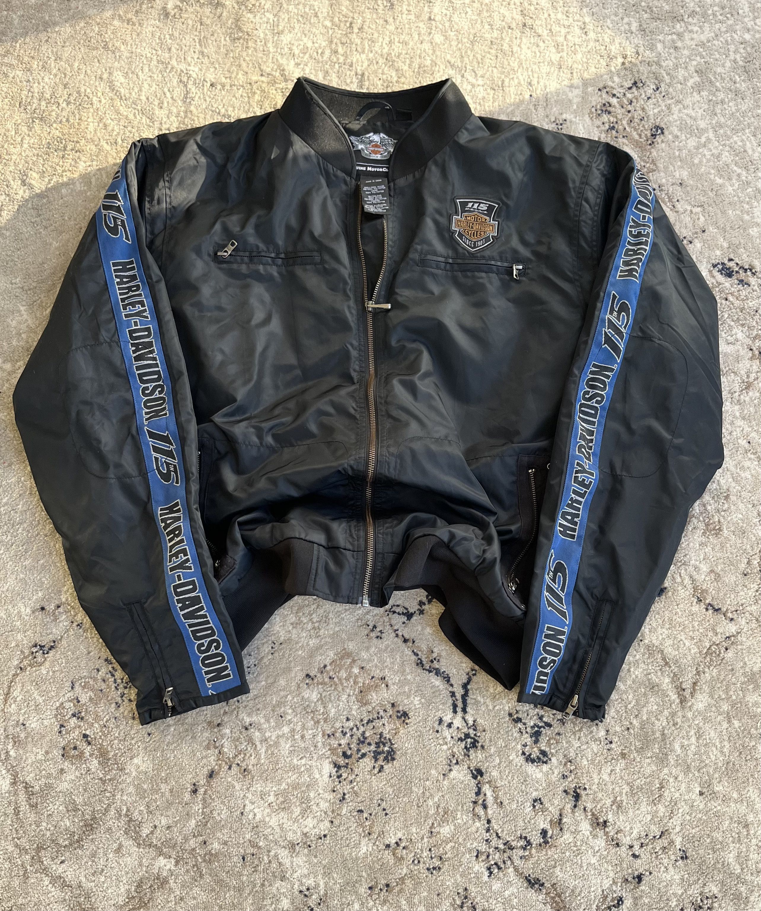 Harley Davidson × Vintage Vintage 90's Harley Davidson CWU Flying