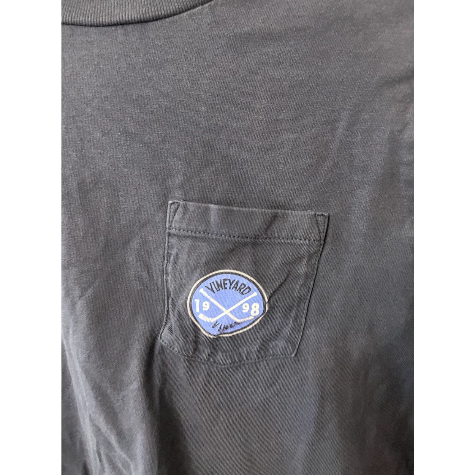Vineyard Vines VINTAGE Vineyard Vines Logo Long Sleeve Shirt Men’s Medium Blue Logo Mens Size US M / EU 48-50 / 2 - 2 Thumbnail