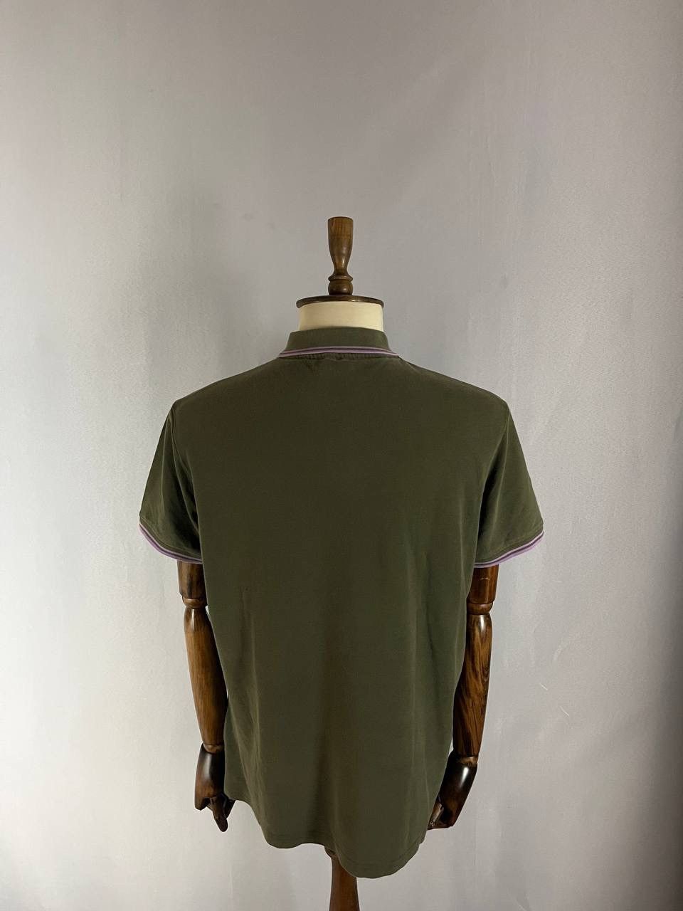 Moncler Moncler Polo Tee T Shirt Olive Size US XL / EU 56 / 4 - 7 Thumbnail