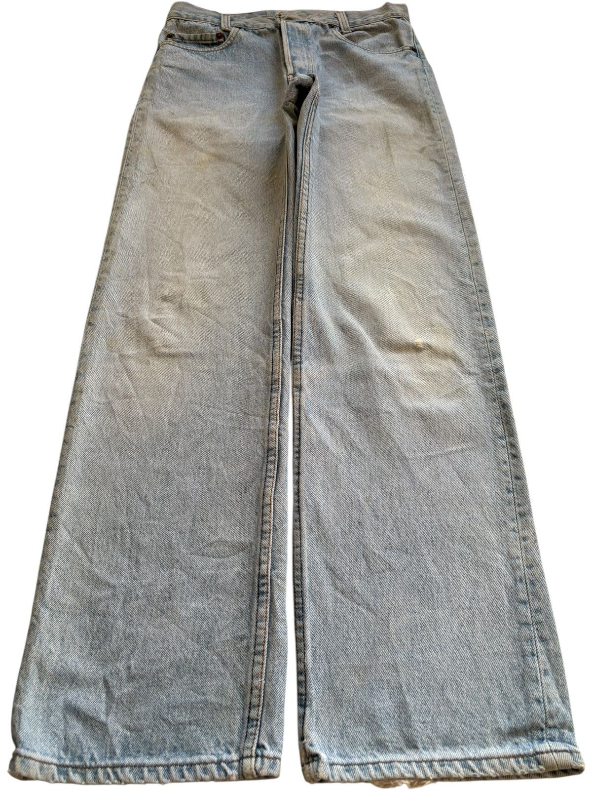 Vintage 90s Levis 501 Button Fly Mud Wash Jeans