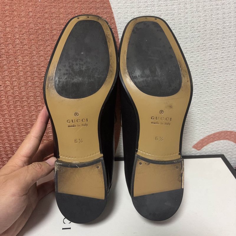 Gucci Gucci Jordaan Leather Horsebit Casual Shoes for Men - Size US 9 / EU 42 - 4 Thumbnail
