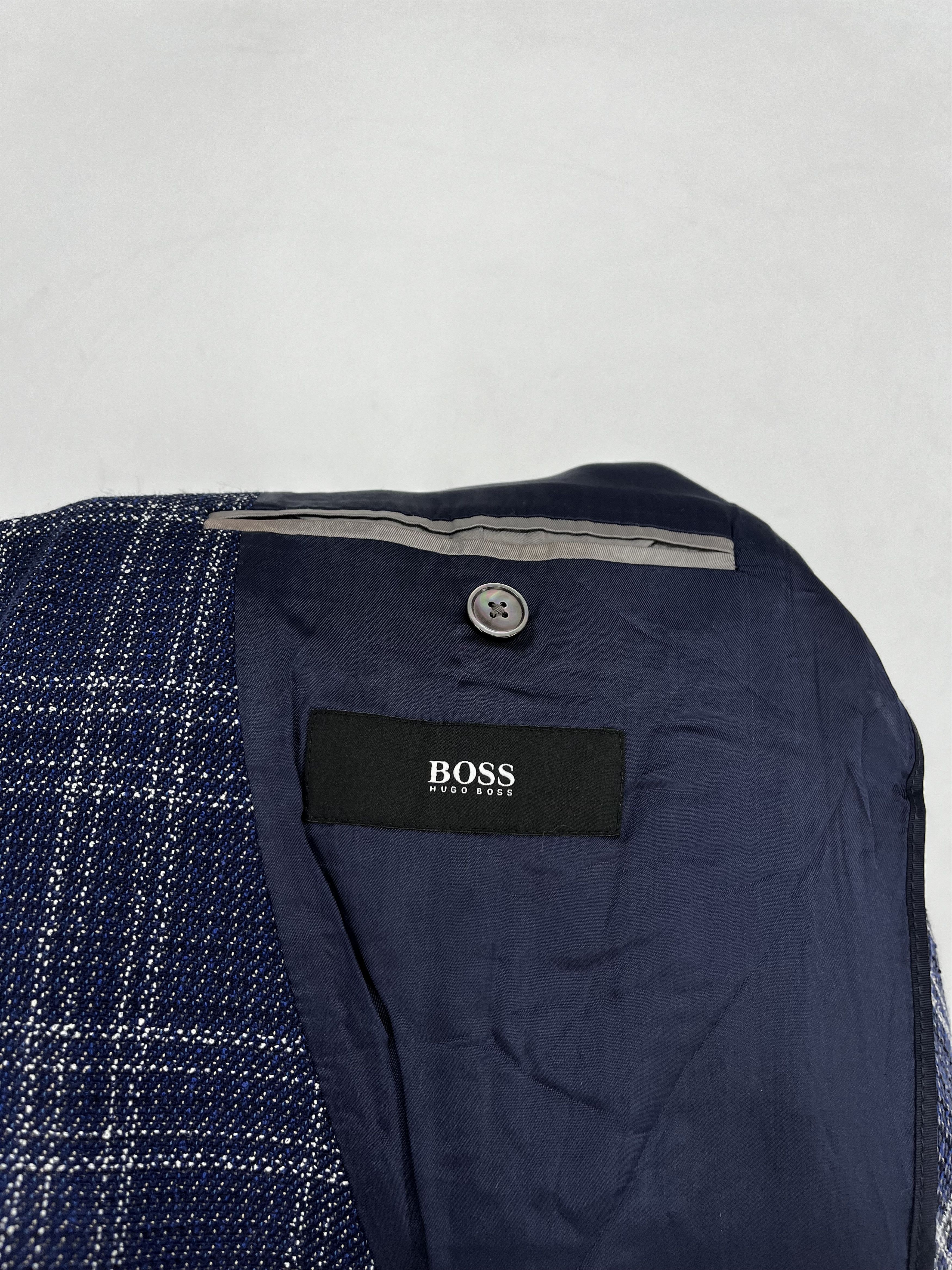 Hugo Vintage Hugo Boss blazer men wool 38R M multi wool Size 38R - 9 Thumbnail
