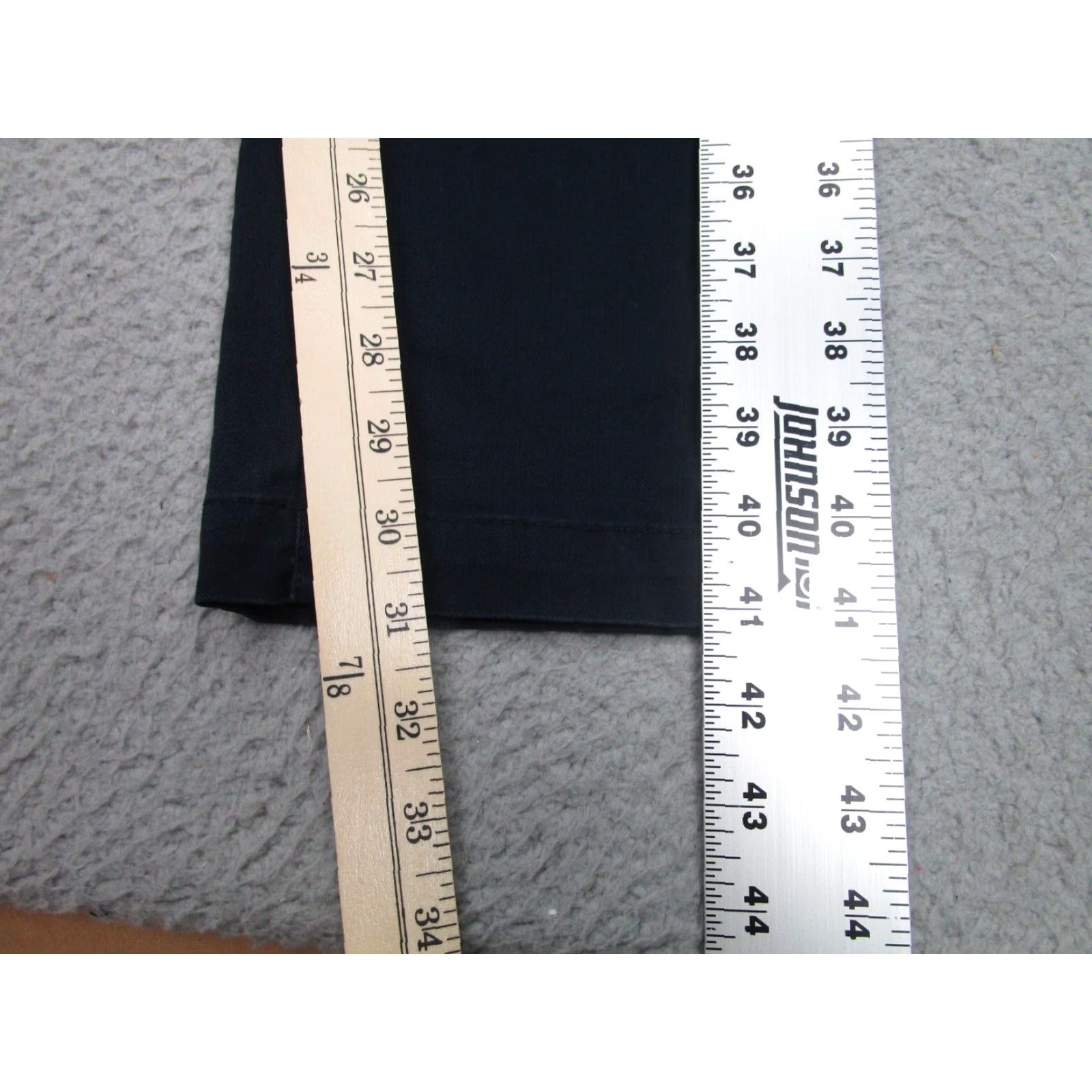 UNTUCKit Untuckit Mens Straight Chino Pants Blue 34x32 Cotton Blend Size US 34 / EU 50 - 3 Thumbnail
