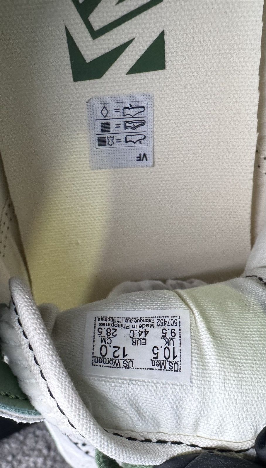 Vans Vans Cocona Hiraki LX Old Skool Cream Green Charms 10.5 DS Size US 10.5 / EU 43-44 - 8 Thumbnail