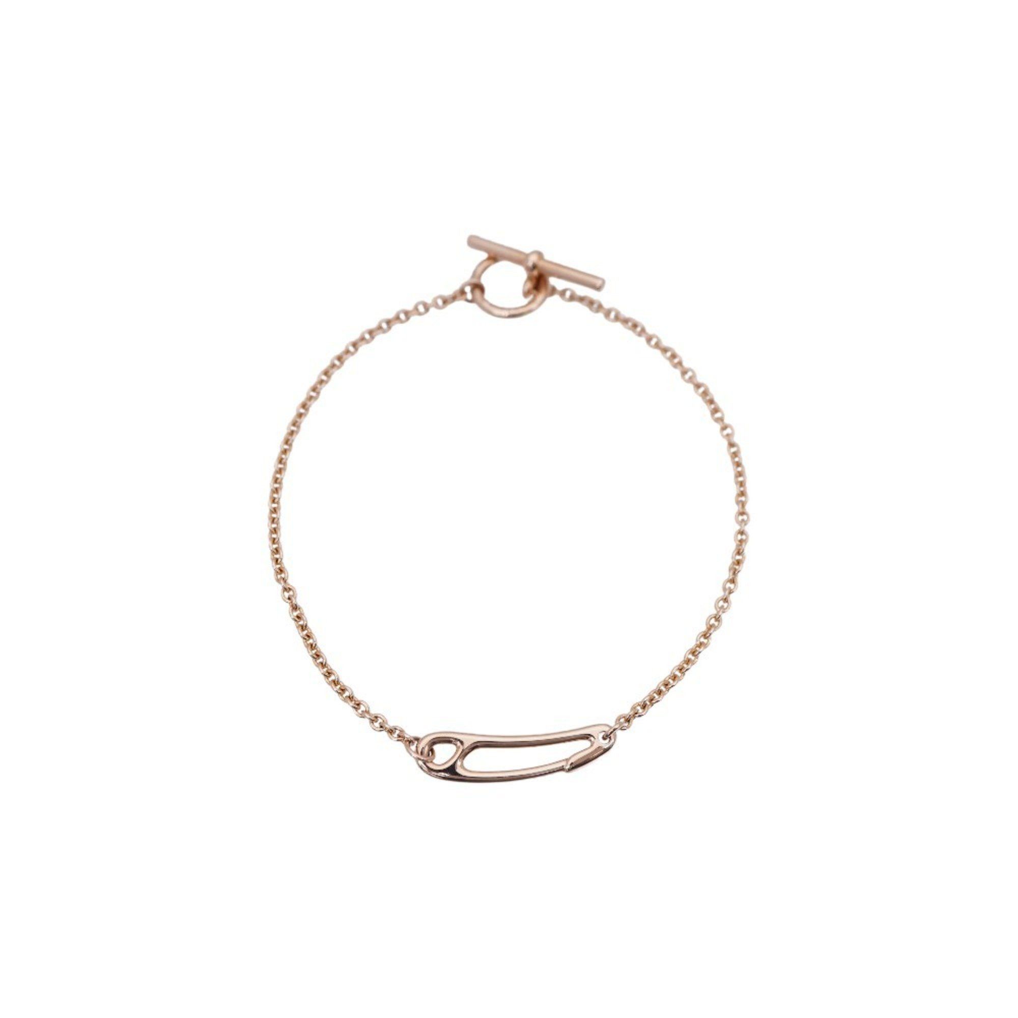 image of Hermes Chaine D'ancle Punk K18Pg Bracelet 750Pg Pink Gold 0034Hermes Ladies 6A0034Ieg6, Women's