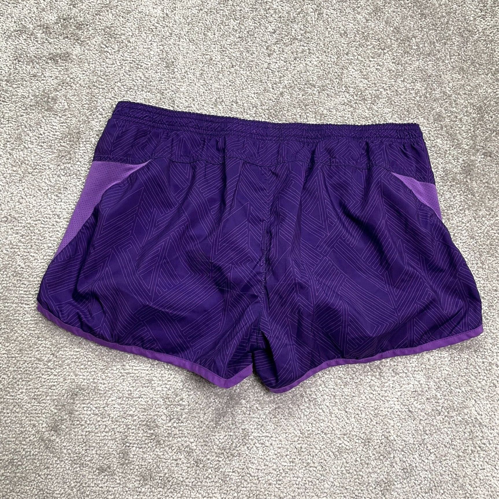 Old Navy VINTAGE Old Navy Active Shorts Womens Large Purple Elastic Drawstring Gym Athletic 32x3 Size 36" / US 14 / IT 50 - 2 Thumbnail