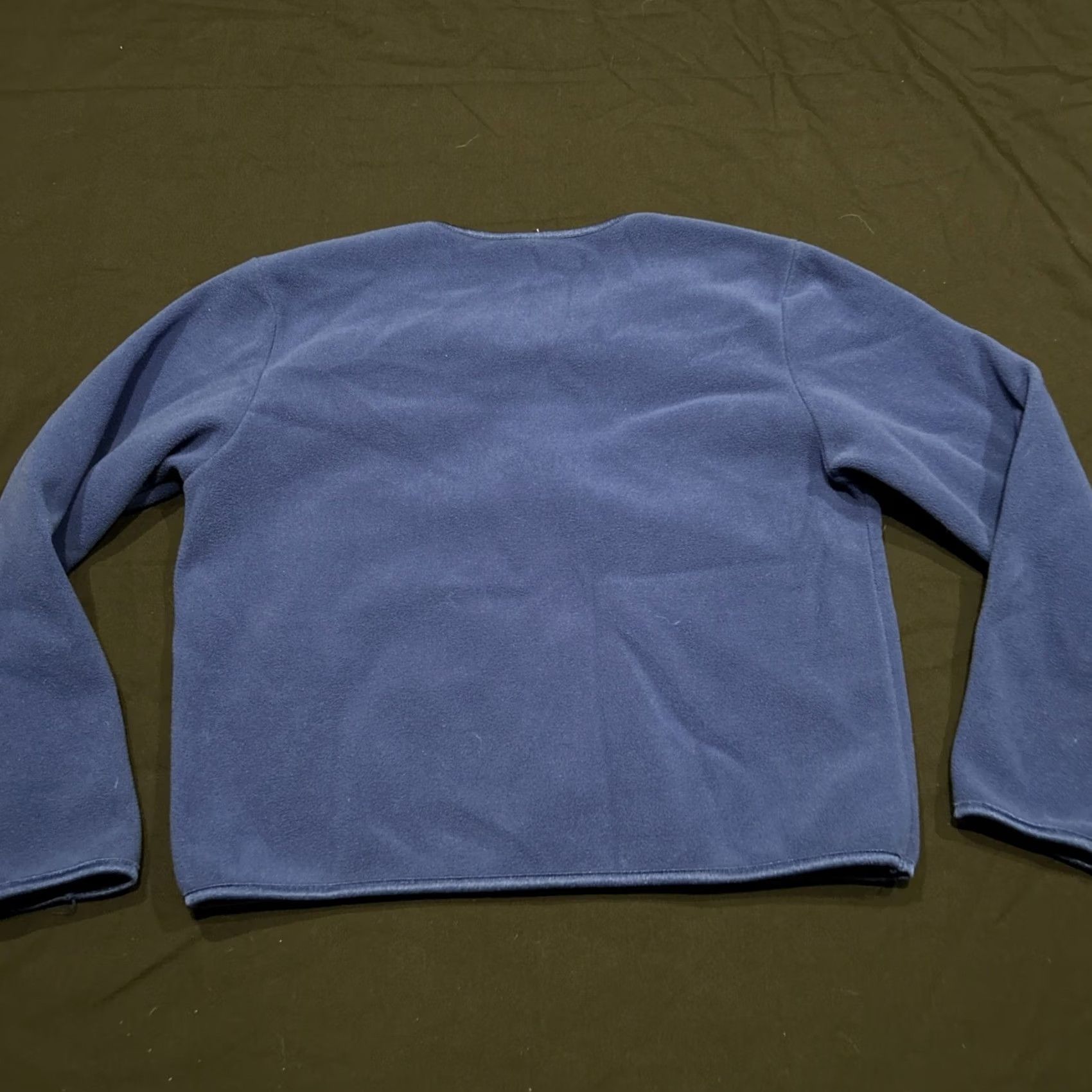 Gap Gap Women Jacket Full Zip Fleece Polyester Blue L Regular Size A43 Vintage No? Size L / US 10 / IT 46 - 3 Thumbnail