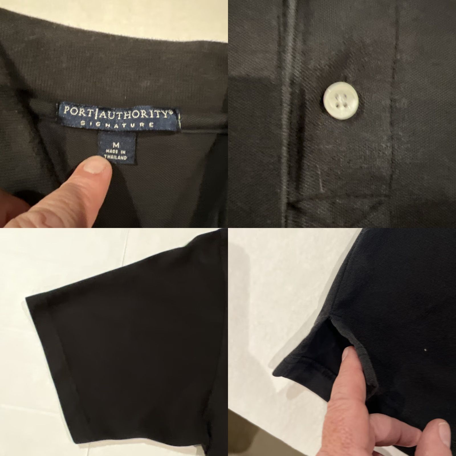 Apple VINTAGE Apple Store Employee Polo Shirt Black Mac Embroidered Logo Medium Mens Shirt XS? Size US M / EU 48-50 / 2 - 8 Thumbnail