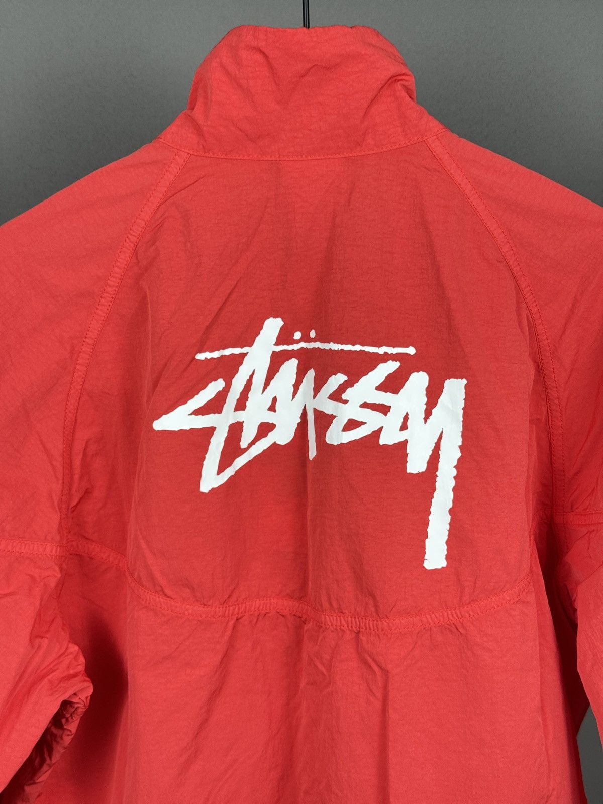 Nike × Stussy Nike Stussy Jacket Windrunner jacket men's size M Red Size US XS / EU 42 / 0 - 3 Thumbnail