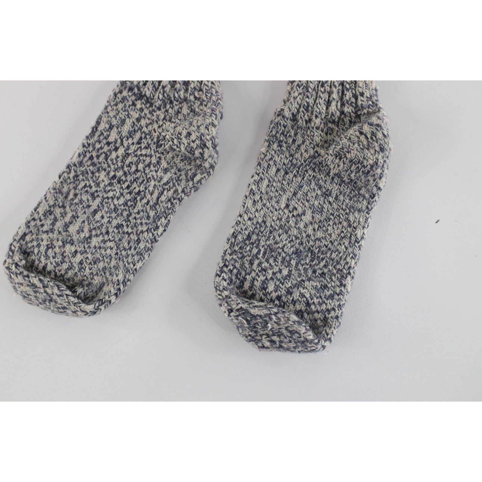 Vintage Vintage 90s Streetwear Wool Blend Knit Hiking Boot Socks Size ONE SIZE - 4 Thumbnail